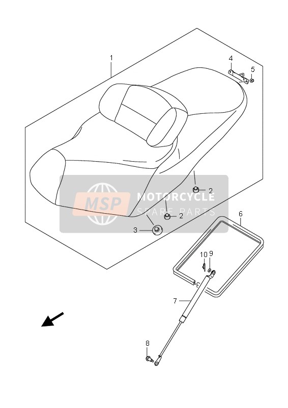 4527010G01, Gasdemper,Zadel, Suzuki, 0